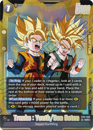 Trunks : Youth/Son Goten [ST01-058]