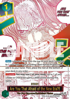 OP17-037 Are You That Afraid of the New Era?! (Alternate Art) Rare