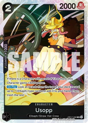 OP17-080 Usopp Super Rare