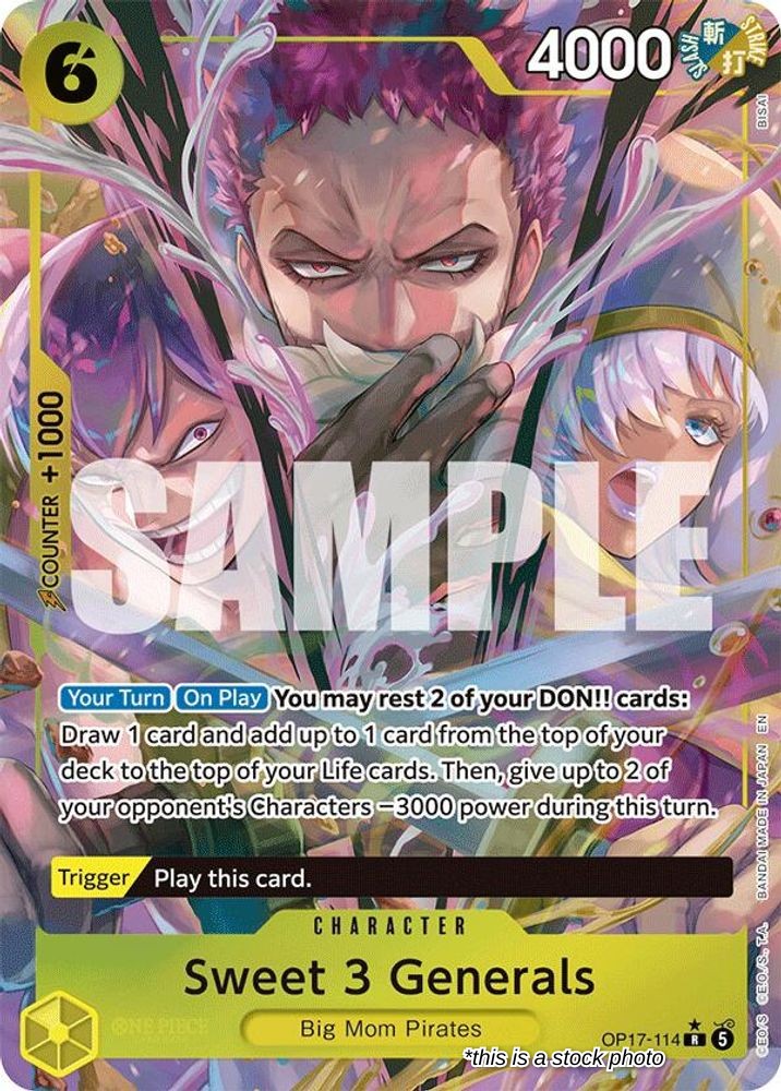 Sweet 3 Generals (Alternate Art)