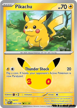 Pikachu - 023/128 Pikachu Rare Holofoil
