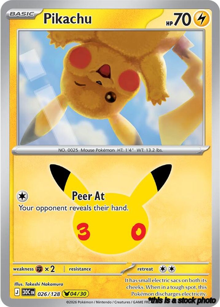 Pikachu - 026/128