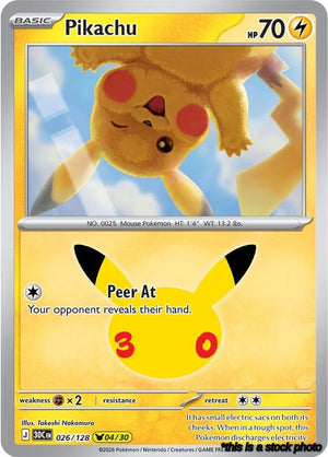 Pikachu - 026/128 Pikachu Rare Holofoil