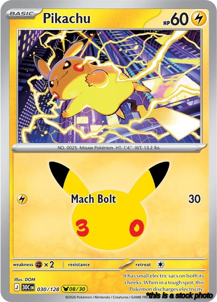 Pikachu - 030/128
