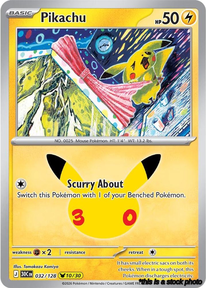 Pikachu - 032/128