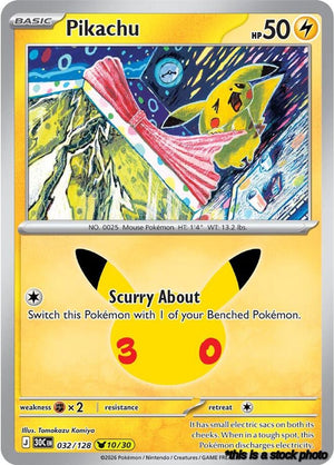 Pikachu - 032/128 Holofoil