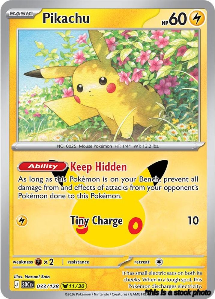 Pikachu - 033/128