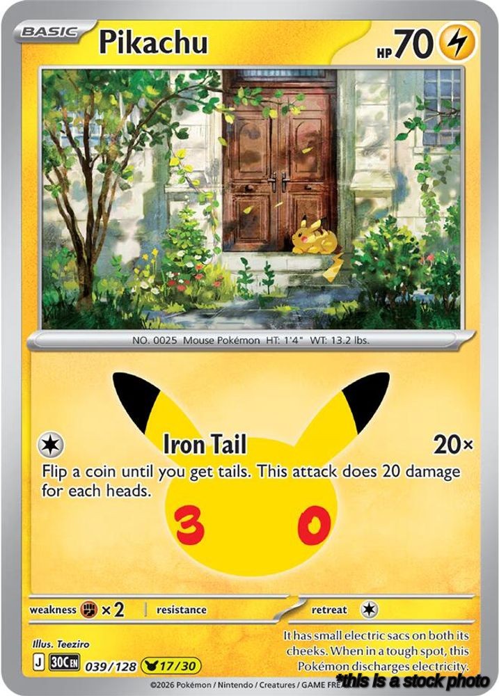 Pikachu - 039/128