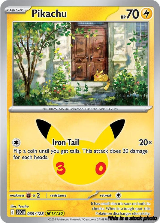 Pikachu - 039/128