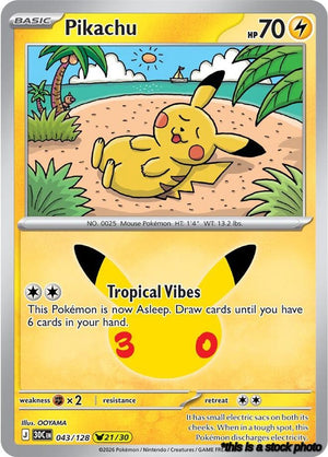 043/128 Pikachu Pikachu Rare Holofoil