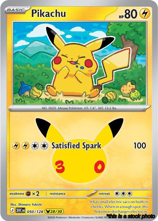 Pikachu - 050/128