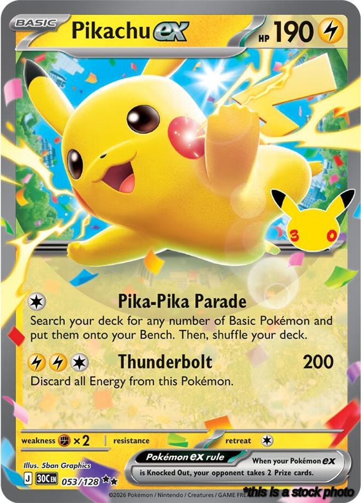 Pikachu ex - 053/128