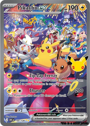 150/128 Pikachu ex Special Illustration Rare Holofoil