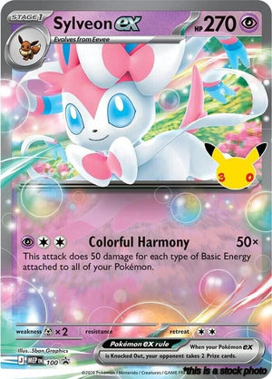 100 Sylveon ex (30th Celebration) Promo Holofoil
