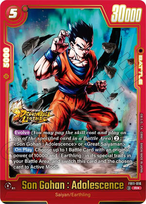 FB11-016 Son Gohan : Adolescence - FB11-016 (Alternate Art)
