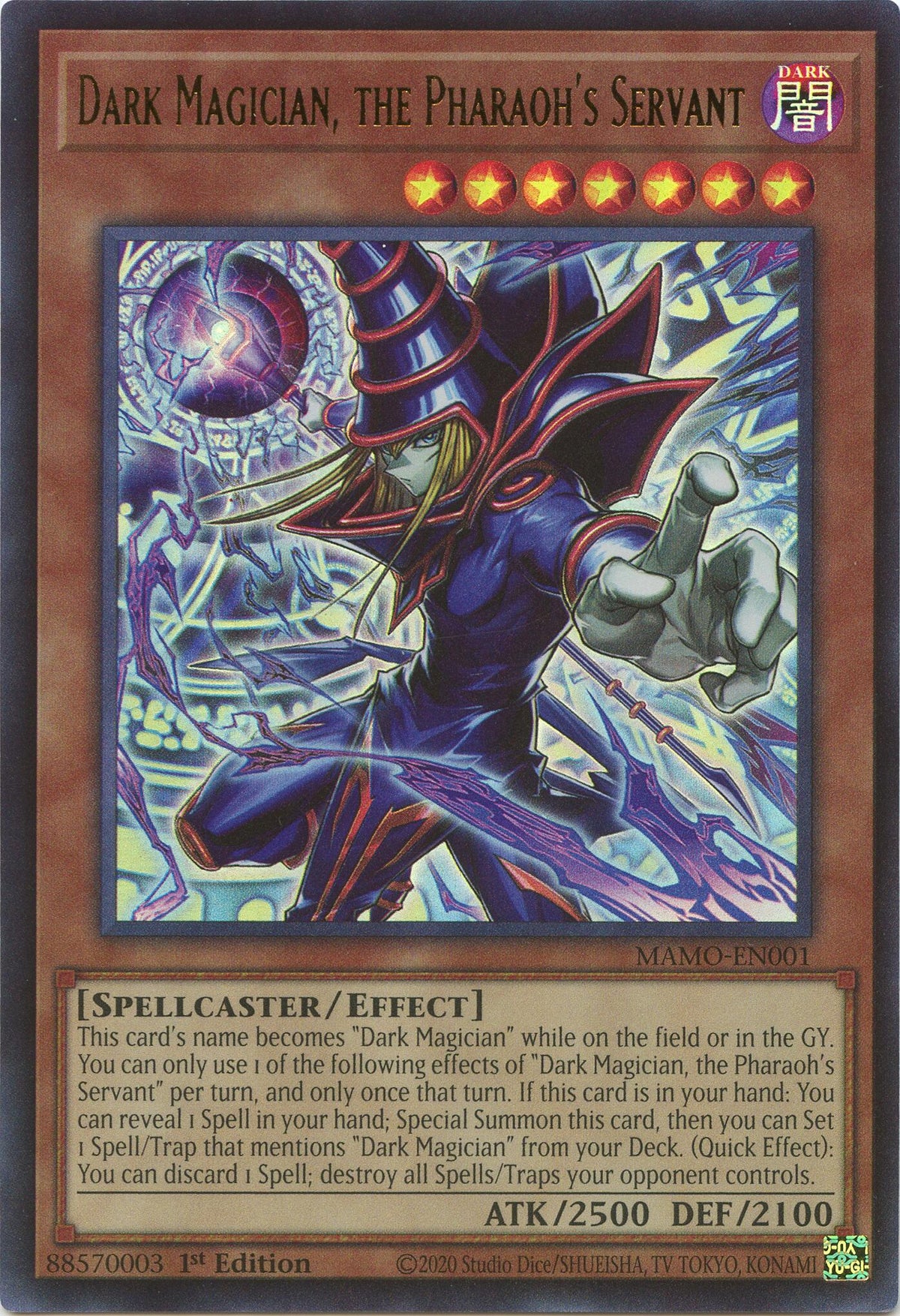 Dark Magician, the Pharaoh's Servant [MAMO - MAMO-EN001]