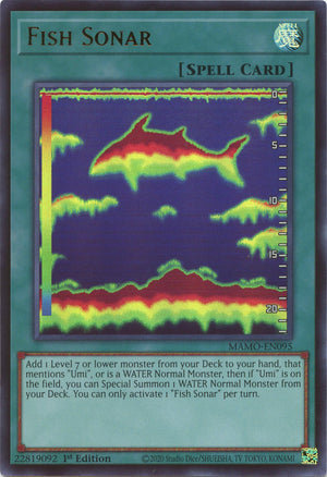1St Edition Fish Sonar [MAMO-EN095 Near Mint] Ultra Rare