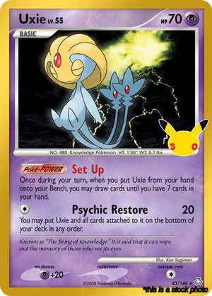 43/146 Uxie Classic Collection Holofoil