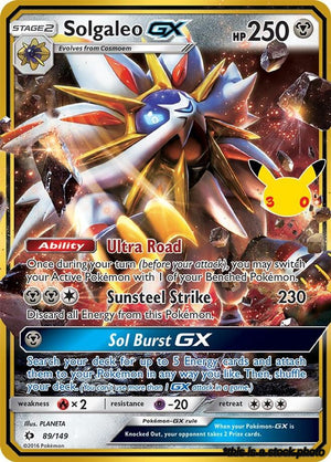 89/149 Solgaleo GX Classic Collection Holofoil
