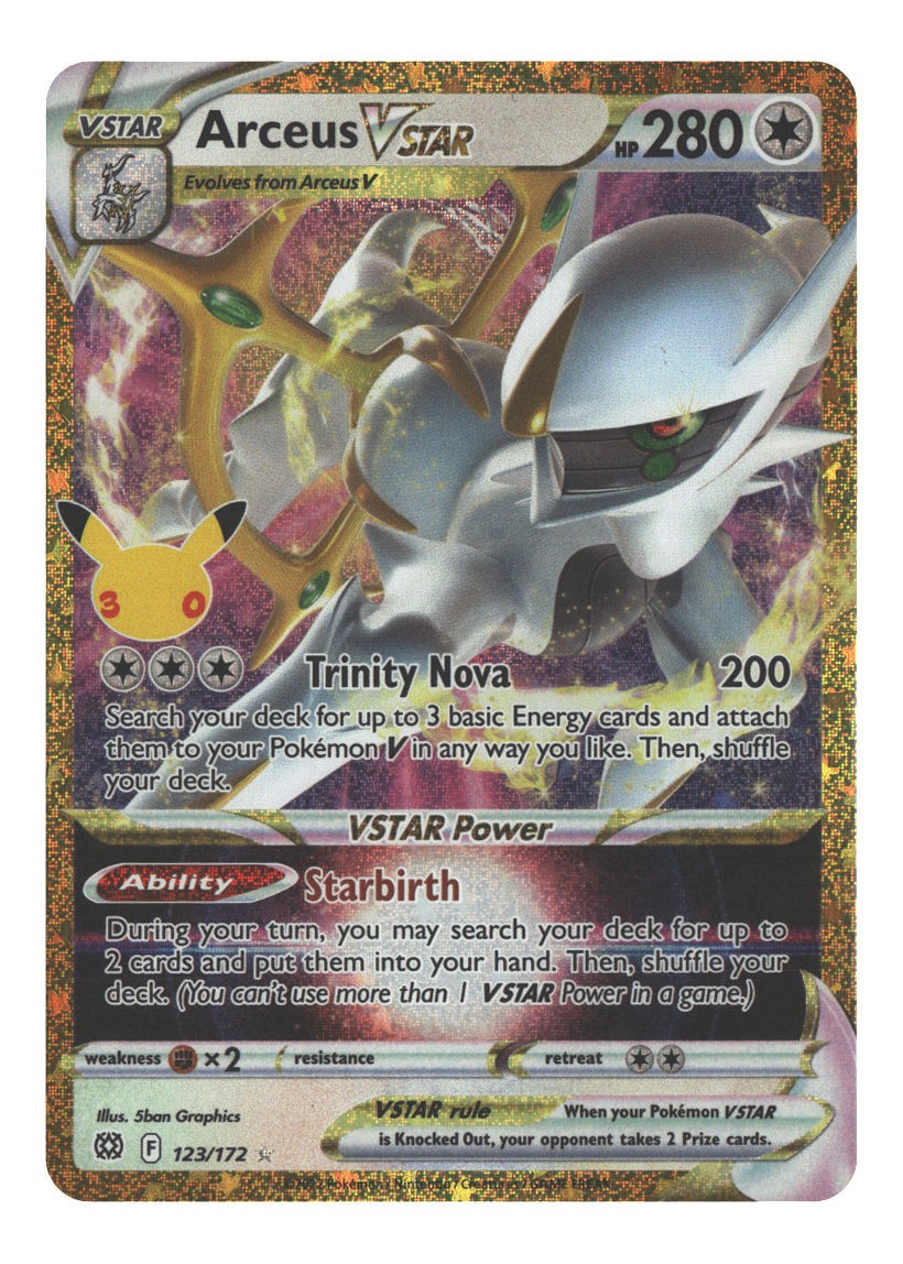 123/172 Arceus VSTAR Classic Collection Holofoil