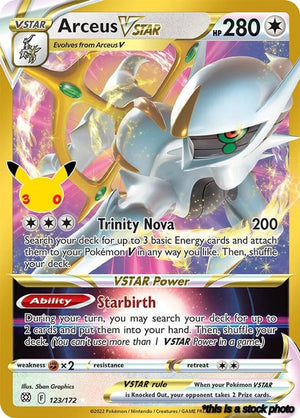 123/172 Arceus VSTAR Classic Collection Holofoil
