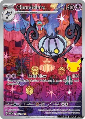 Chandelure - 137/128 Illustration Rare Holofoil