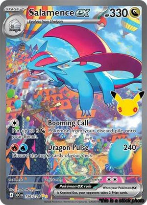 156/128 Salamence ex Special Illustration Rare Holofoil