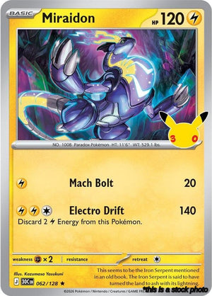 062/128 Miraidon Rare Holofoil