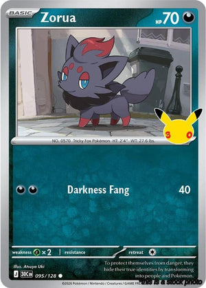 095/128 Zorua Common Holofoil