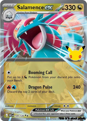 109/128 Salamence ex Double Rare Holofoil