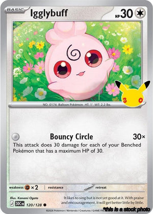120/128 Igglybuff Common Holofoil