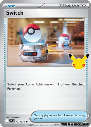 127/128 Switch Common Holofoil