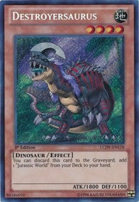 1st Edition Destroyersaurus [LCJW-EN158 Lightly Played] Secret Rare