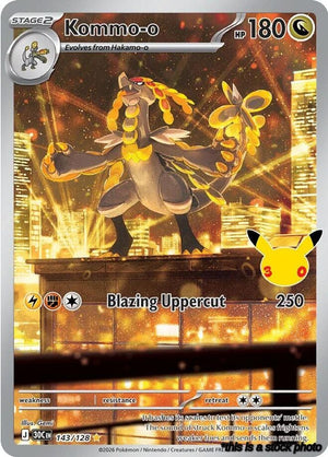 Kommo-o - 143/128 Illustration Rare Holofoil