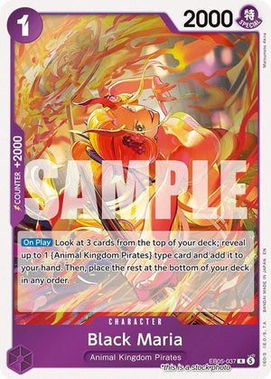 EB05-037 Black Maria Rare