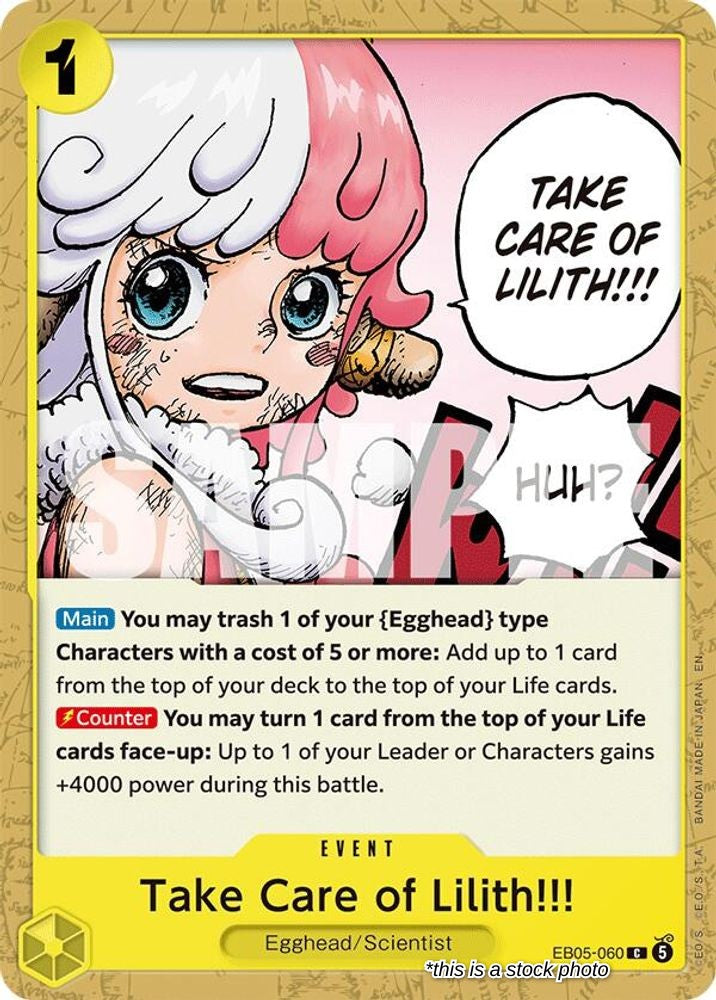 Take Care of Lilith!!!