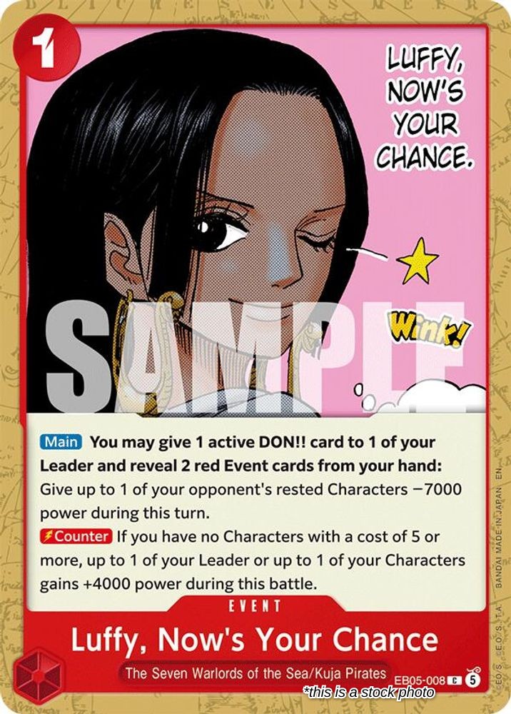 Luffy, Now's Your Chance