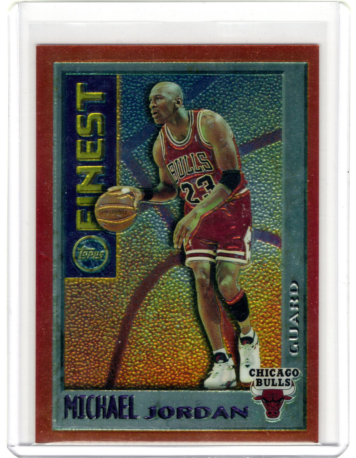 1995-96 Finest #M1 Michael Jordan Mystery Finest Bordered Refractors