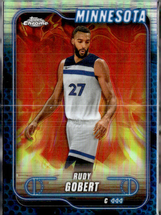 2024-25 Topps Chrome #90 Rudy Gobert