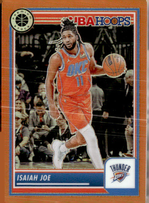 2023-24 Hoops Premium Stock #64 Isaiah Joe Orange Prizm #/299