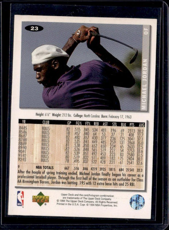 1994-95 Collector's Choice #23 Michael Jordan