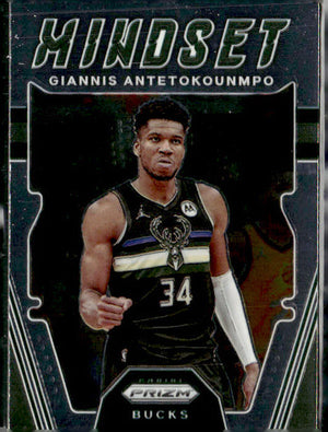 2021-22 Panini Prizm #8 Giannis Antetokounmpo Mindset