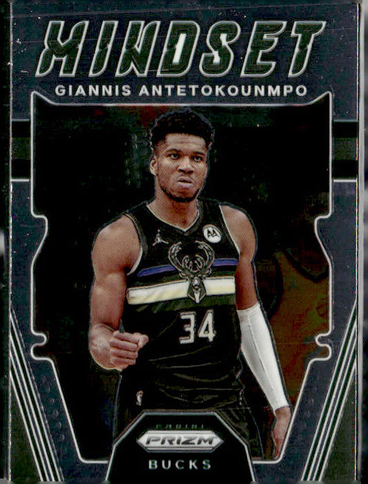 2021-22 Panini Prizm #8 Giannis Antetokounmpo Mindset