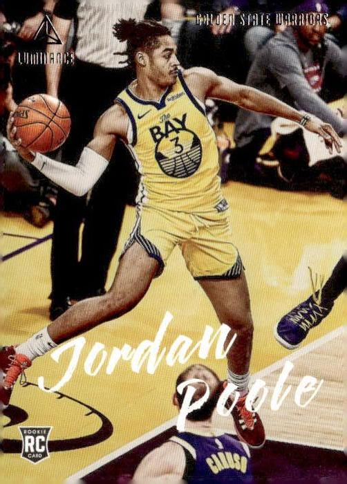 2019-20 Panini Chronicles #139 Jordan Poole Pink