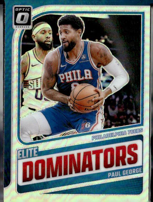 2024-25 Donruss Optic #11 Paul George Elite Dominators