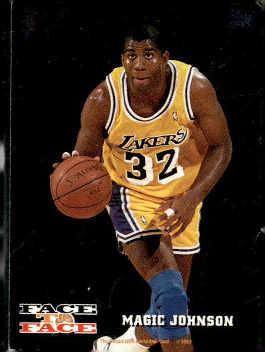 1993-94 Hoops #FTF8 Walt Williams / Magic Johnson Face to Face