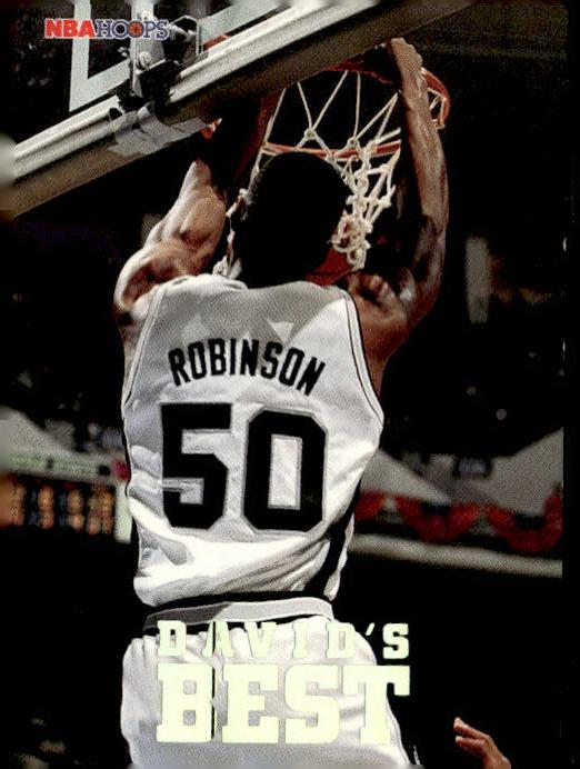 1993-94 Hoops #DB5 David Robinson David's Best