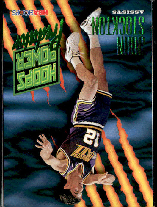 1994-95 Hoops #P-8 John Stockton Hoops Power Predator