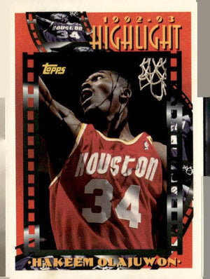 1993-94 Topps #2 Hakeem Olajuwon Gold