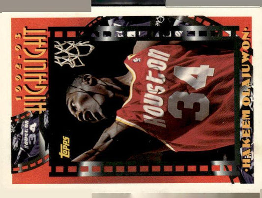 1993-94 Topps #2 Hakeem Olajuwon Gold